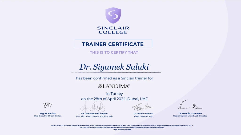 Sinclair College LANLUMA Trainer Certificate
